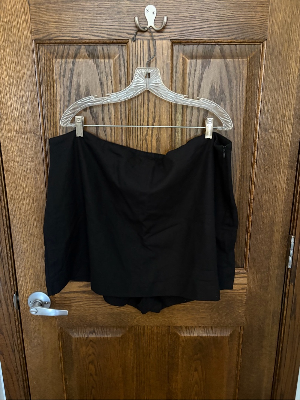GAP Black Linen Mini Skort NWOT